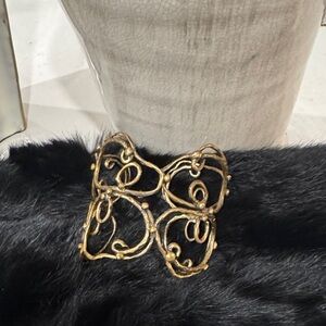 Gold Statement Cuff Bracelet